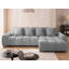 Bubble 6 Seater Crossweave Corner Sofa-135847567-135847565