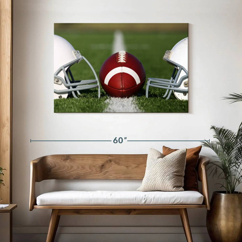 «Football Helmets, H 30 po x l 45 po