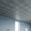 Pavillon élisabéthain de 2 pi X 2 pi Tuile de plafond à poser ou à coller-92585958