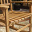 Chaise berçante d'extérieur en teck Yosemite
