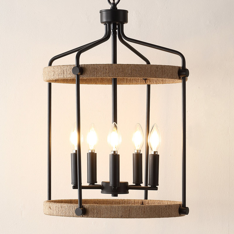 Verser 5 - Light Dimmable Lantern Geometric Chandelier
