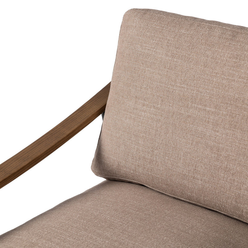 Kempsey Chair, Crypton Nomad Taupe Polyester Blend