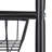 Metal Free Standing Laundry Cart with Wheels-95675285