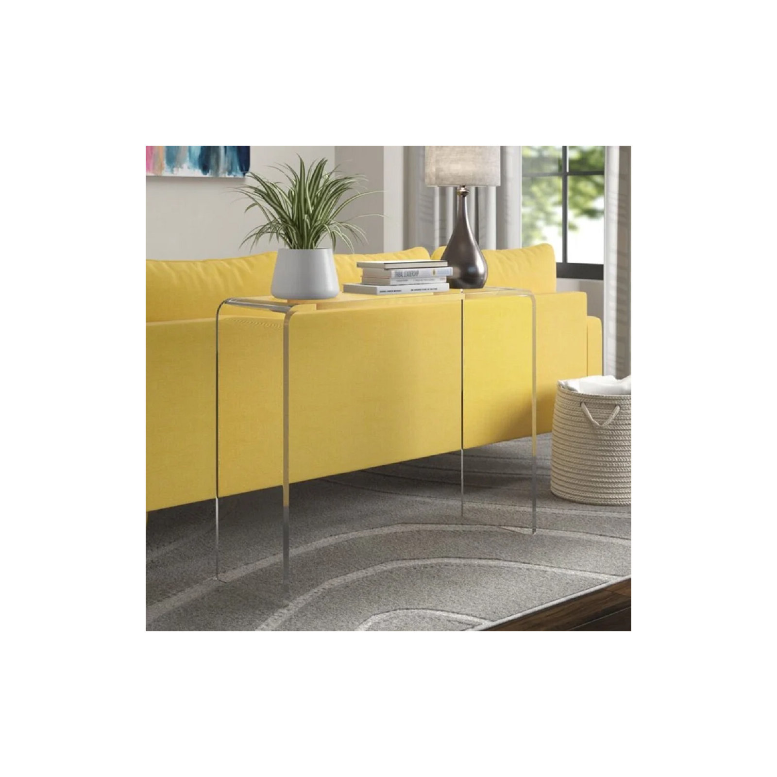 Bryon Console Table, 30" H x 38" W x 12" D
