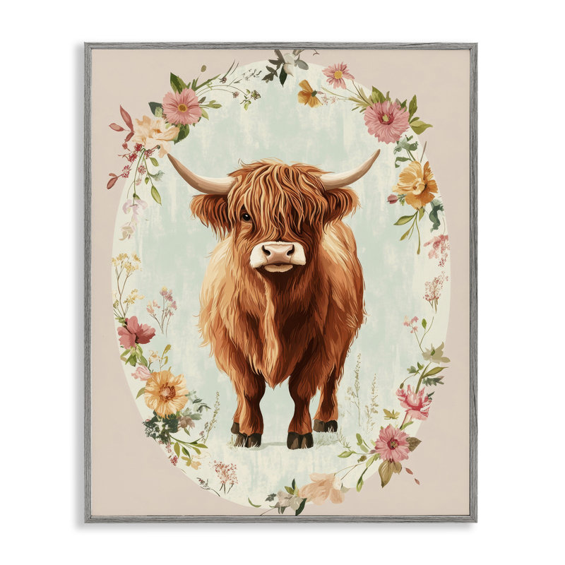 Giclée encadrée de fleur de pêche, par Petal Prints Design, H 20 po x l 16 po, Estampe numérique Farmhouse