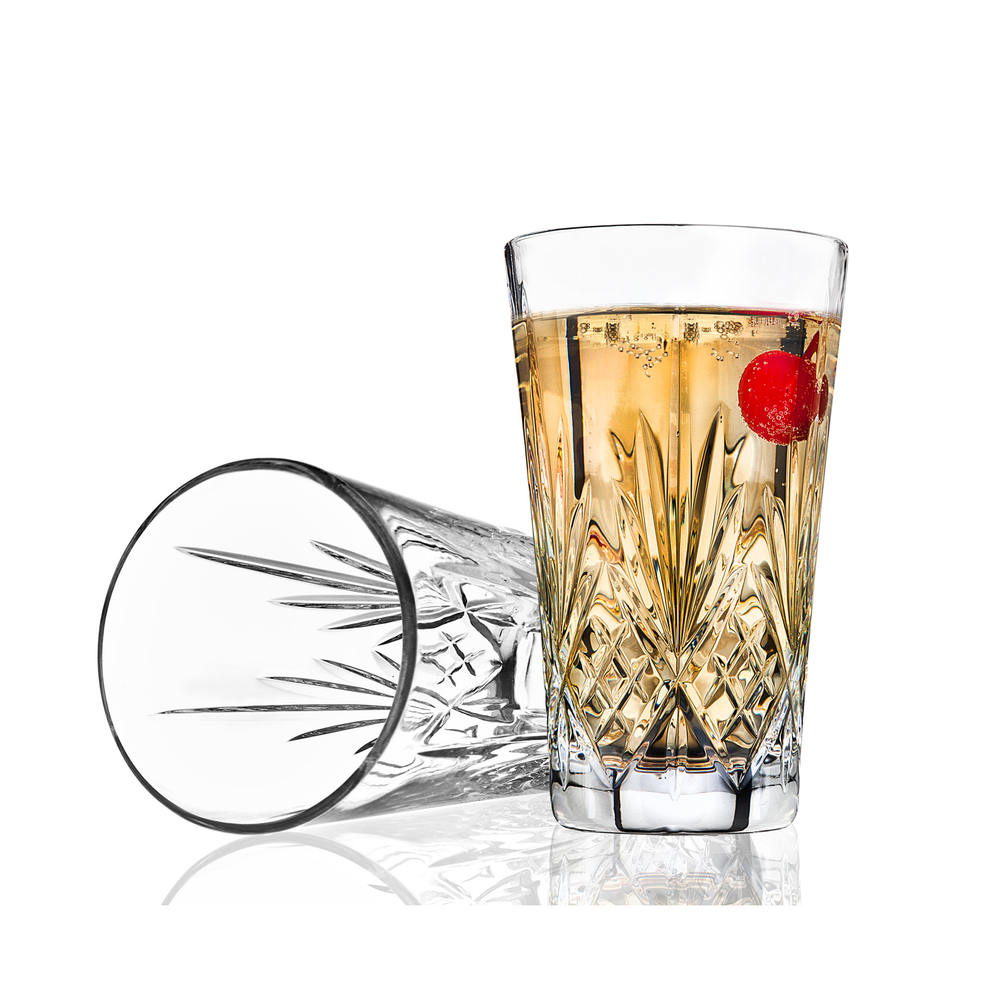 Dublin Crystal Drinking Glass 12oz