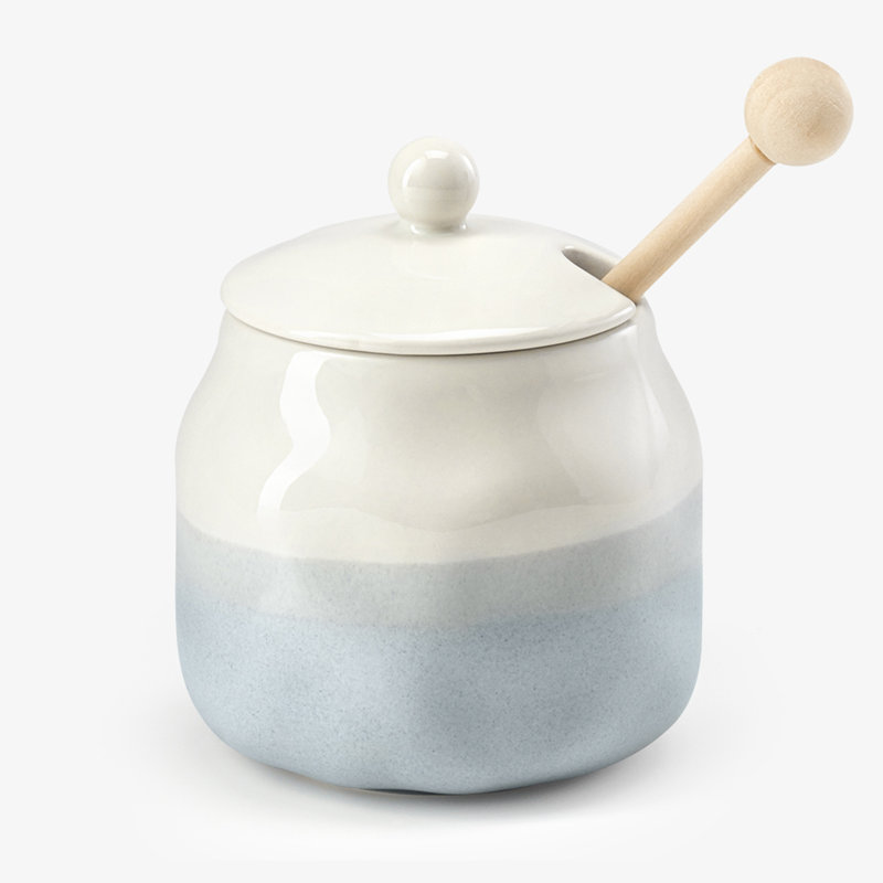 Ceramic Sugar Bowl with Lid