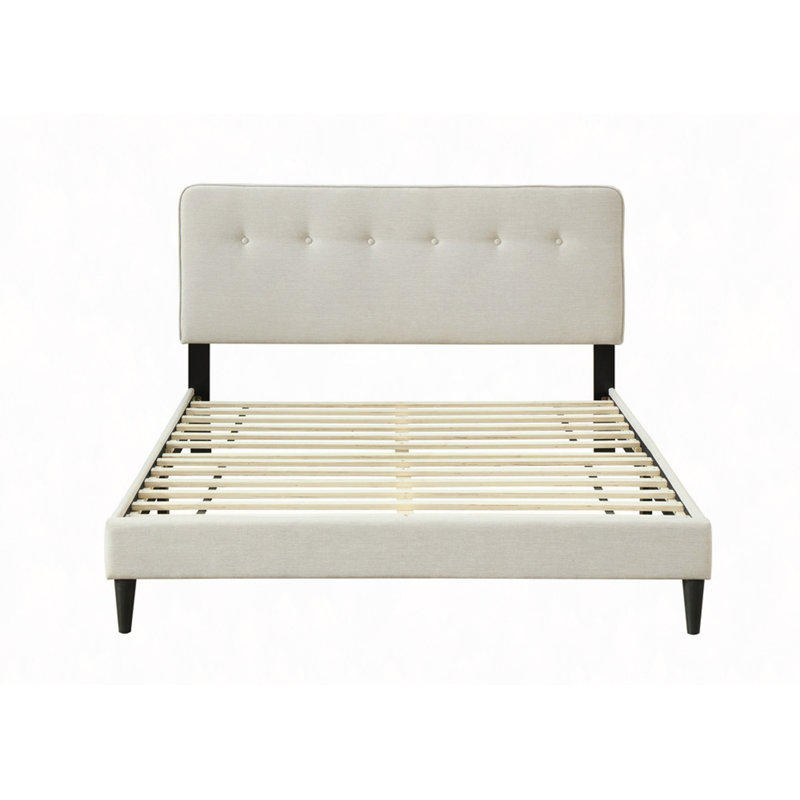 Lit dans une boîte avec charge USB et tête de lit capitonnée moelleuse, tissu en polyester, assemblage facile