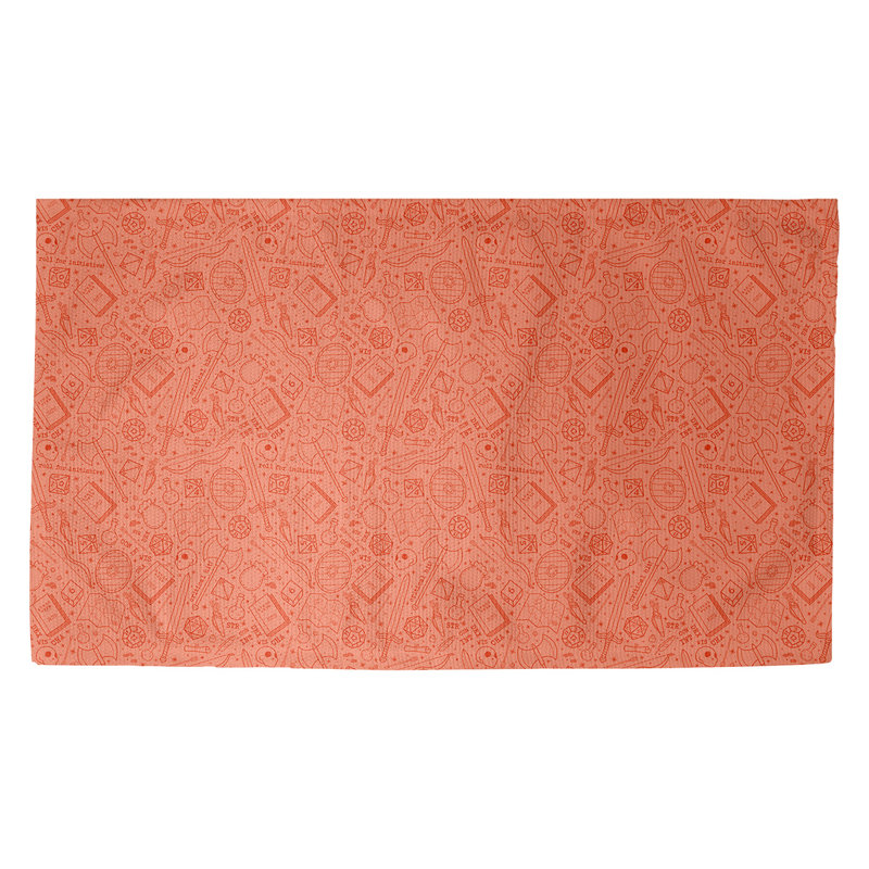 Tapis zone orange rpg Avicia, Rectangle 2 pi 2 po x 3 pi 4 po