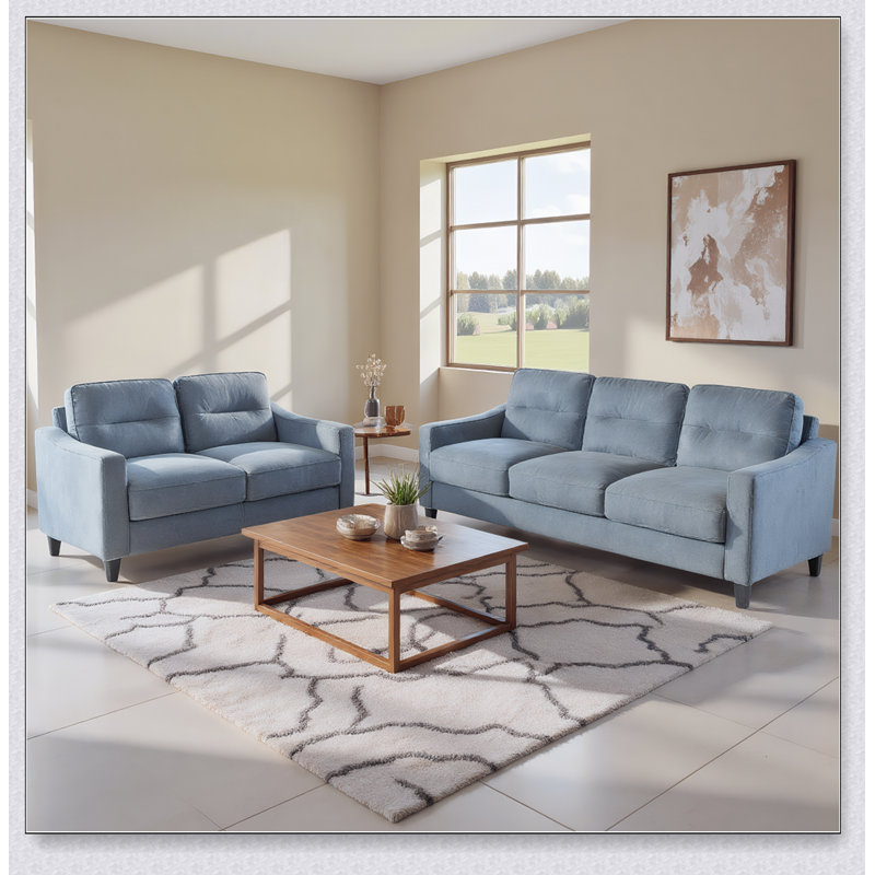 Couch Comfortable Sectional Couches set 1+2+3, Grey