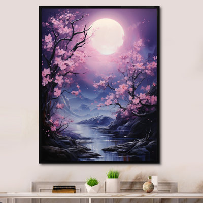Lune fleur nocturne