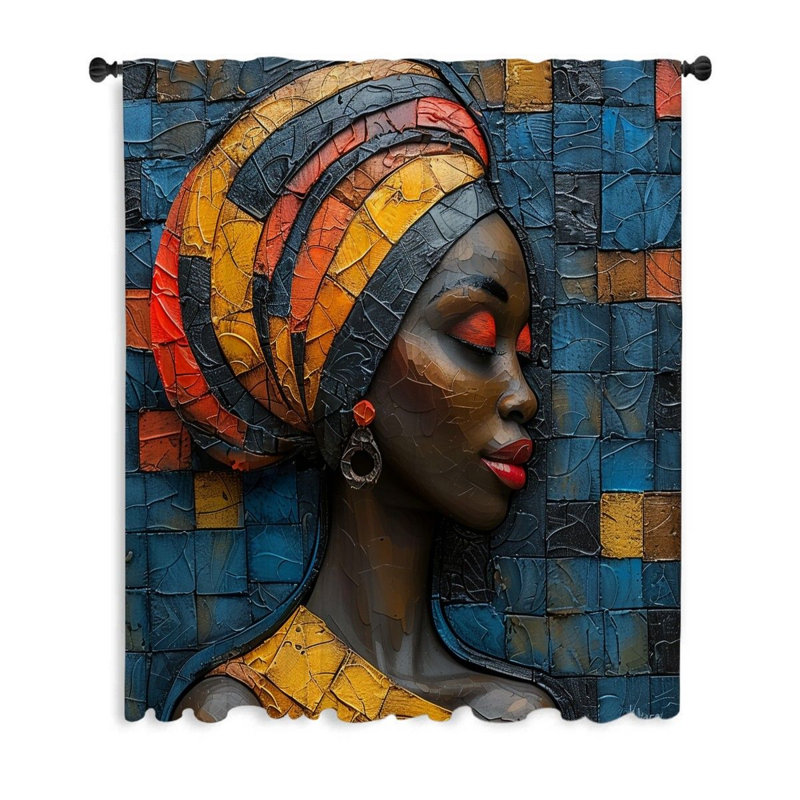 Rideaux Portrait, L 53 po x L 99 po