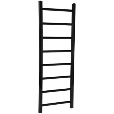 Ryton Wall Mount Electric Towel Warmer, Black, 47" H x 18" W x 5.19" D