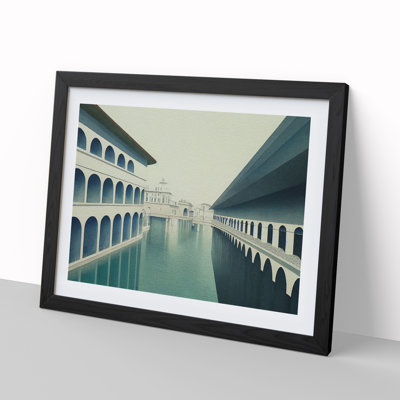 Canal Architecture - Single Picture Frame Print