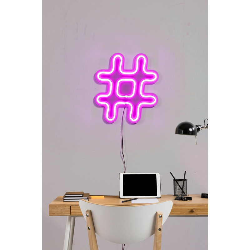 Flexible Neon LED Strip Light, Waterproof IP67, 10.8 x 12.2 inches | 12V DC, 4A Adaptor, 36W Max | Durable PVC Foam Template, Perfect for Home Decoration, Parties & Events, Energy Efficient