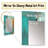 Becoming the Ocean Sun Abstract Teal And Gold - Abstract Painting Unique Wall Mirror, Modern Mirror, Printed Metal Art-1988996569