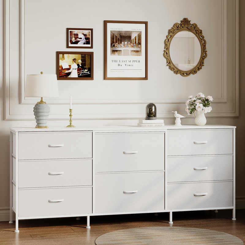 Unfinished TV Stand for TVs up to 75", White