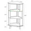 Solid Wood Corner Bookcase-119638989-119638988