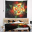 Tapisserie fleur en polyester avec accessoires suspendus inclus-28499961