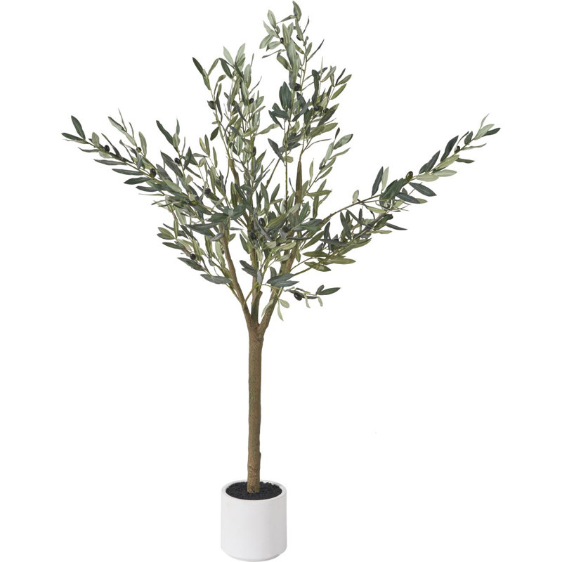 150cm Faux Tree in Cement Pot