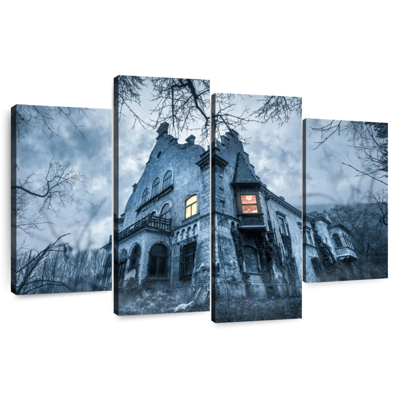 Hitzel Spooky Haunted House, H 42 po x l 68 po