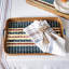 Danish Stripe Tray - Navy