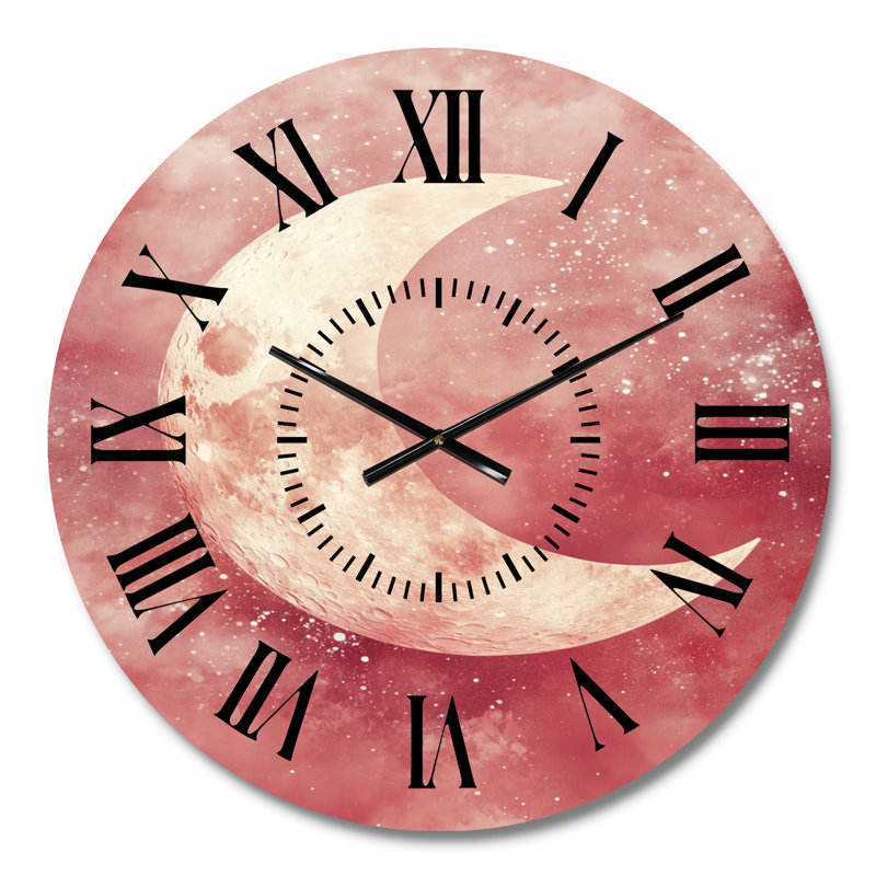 Horloge murale bohème en métal Ragsdale II, Médium