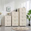 Armoire de rangement, armoire de rangement à bacs de rangement, grande largeur pliante, pliable avec porte magnétique, plastique avec roues-779093914