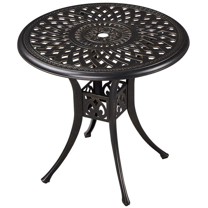 Demaya Round Outdoor Bistro Table Yes , 31 " W 31 " D
