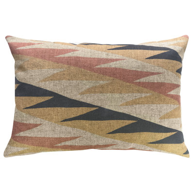 Geometric Linen Throw Pillow
