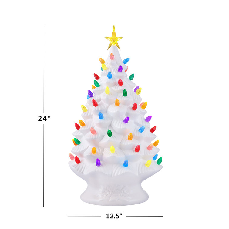 Joiedomi 7 Ceramic Christmas Tree With Gift Box : Target