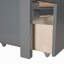 Lit plateforme simple avec rangement en bois massif