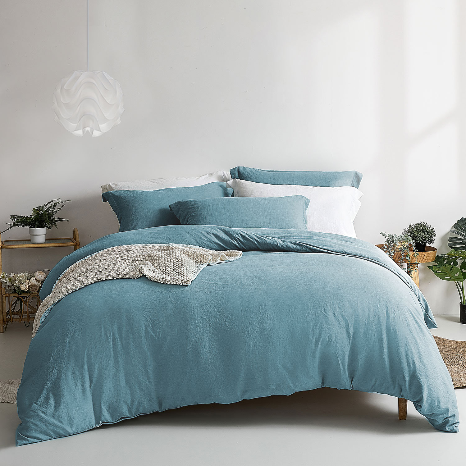 Ebern Designs MILDLY Home essentials Super Soft Duvet Cover - 100% Washed Microfiber Comforter Cover Set 3 Pieces,Wrinkle... 