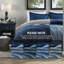 Ensembles de literie moelleux et moelleux pour lit simple TG, velours côtelé bleu moderne, dortoir