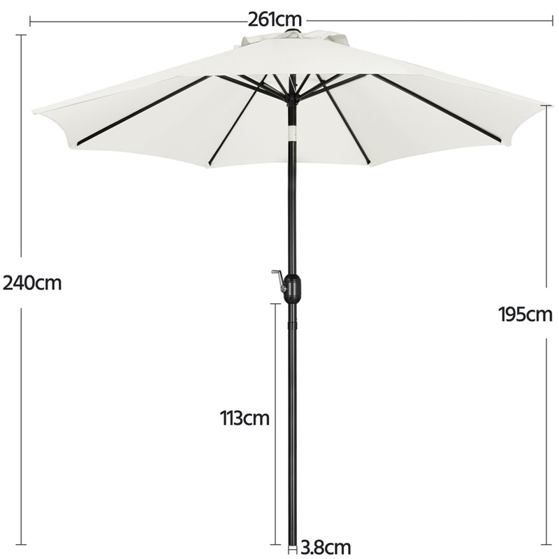 Traditional Parasol, Cream