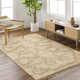 Enchant Geometric Handmade Flatweave Jute/Sisal Area Rug in Khaki/Ash