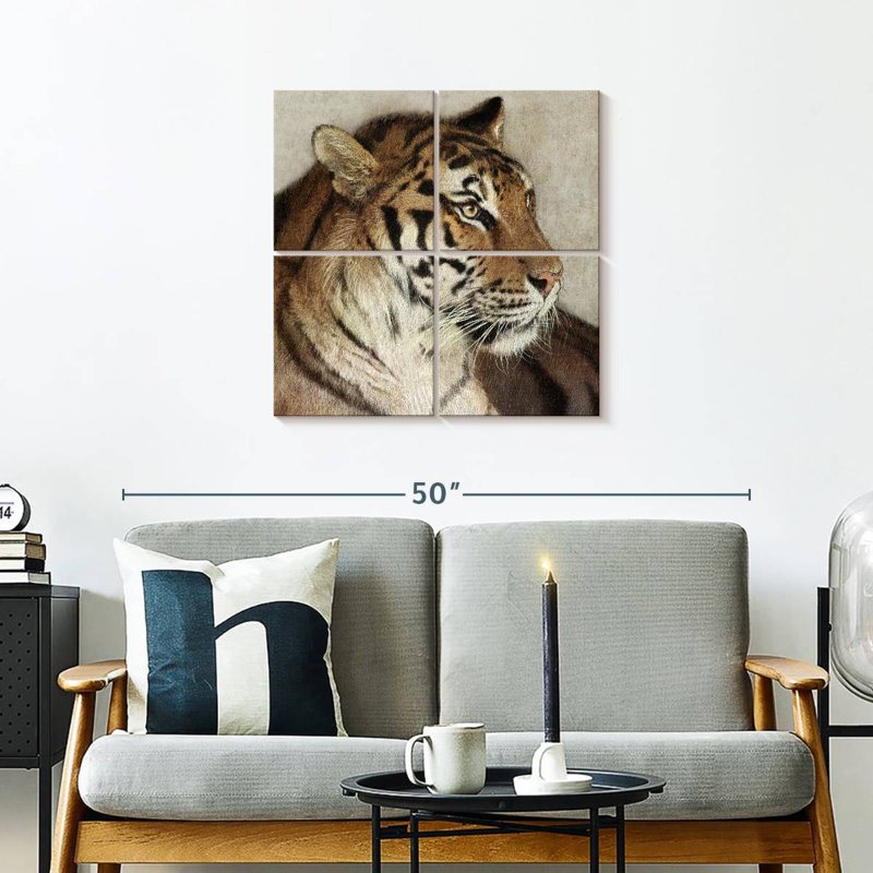 Tigre de Brampt, H 26 po x l 26 po