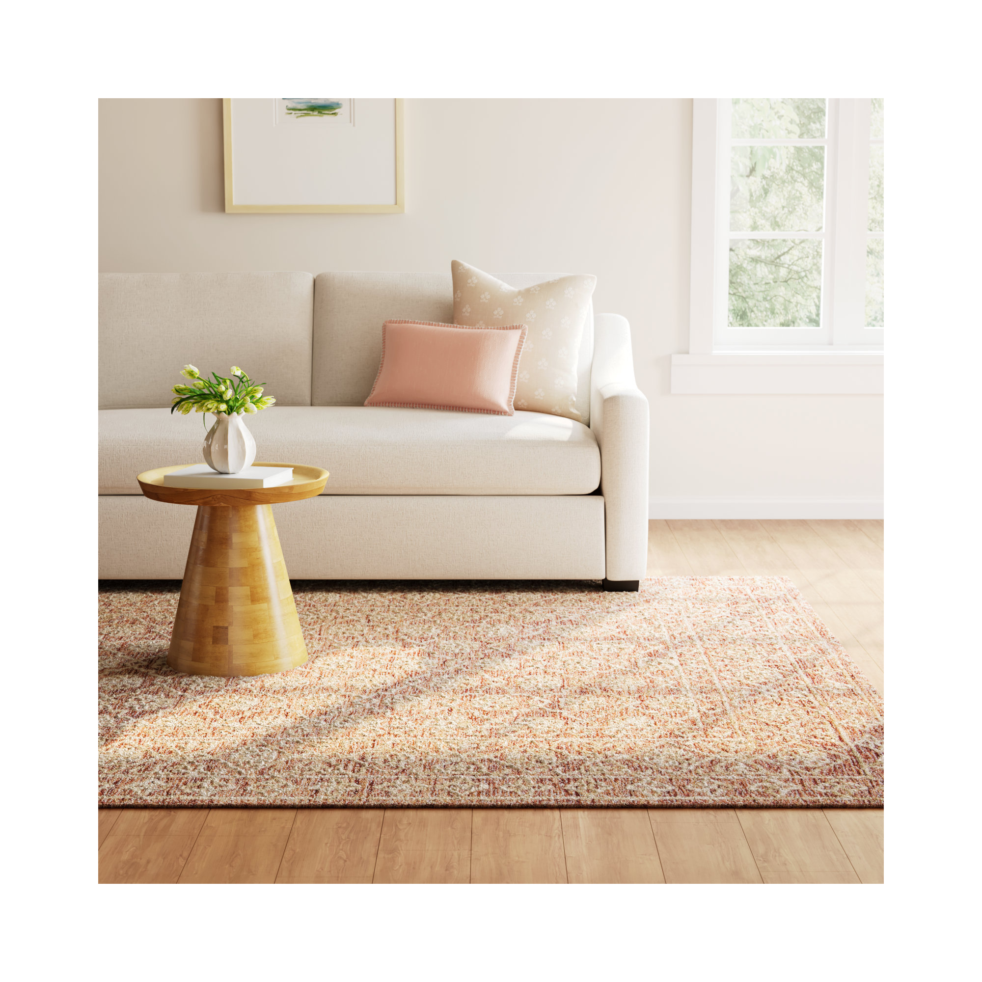 Millcreek Handmade Wool Rug, Rectangle 5' x 7'6"