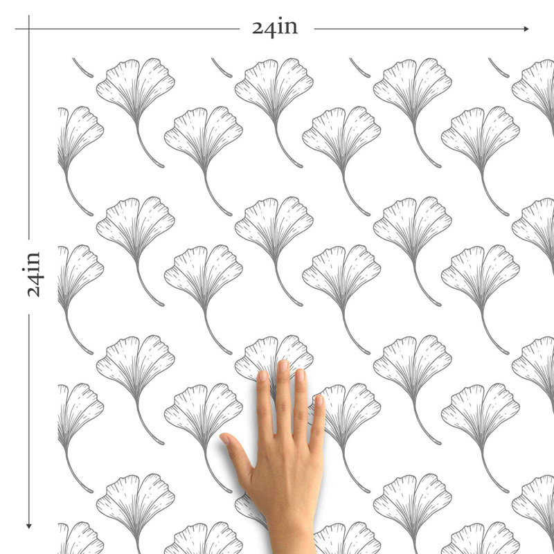 Peel & Stick Floral, 102" L x 24" W