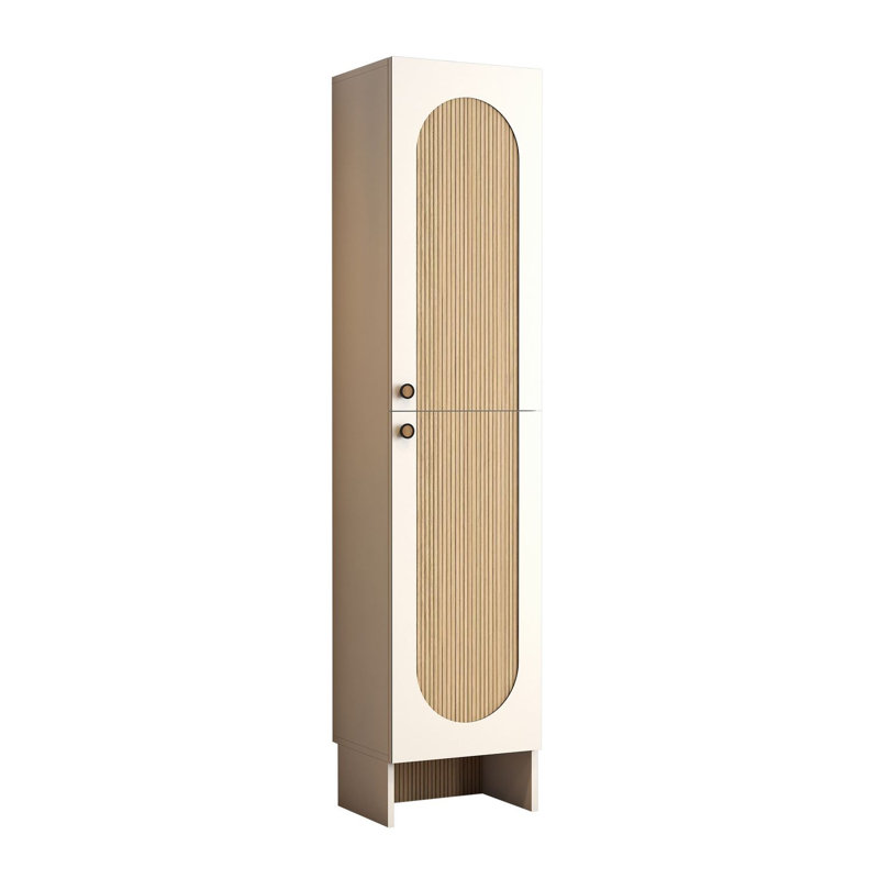 Almendarez Hall Stand, Cream/Oak