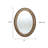 Lynwood Farmhouse Wood Oval Wall Mirror