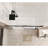 Frameless shower door 56-60 "W x 60"H, 1/4 "(6 mm) Clear Tempered Glass, Explosion Proof Film, Stainless Steel Handle, Matte Black-125502056