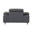 Fauteuil en cuir italien Global United