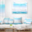 Coussin décoratif à aquarelle numérique seascape horizon-29460532-29488371