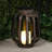 Solar Cylindrical Plastic Lantern w/ LED Light
