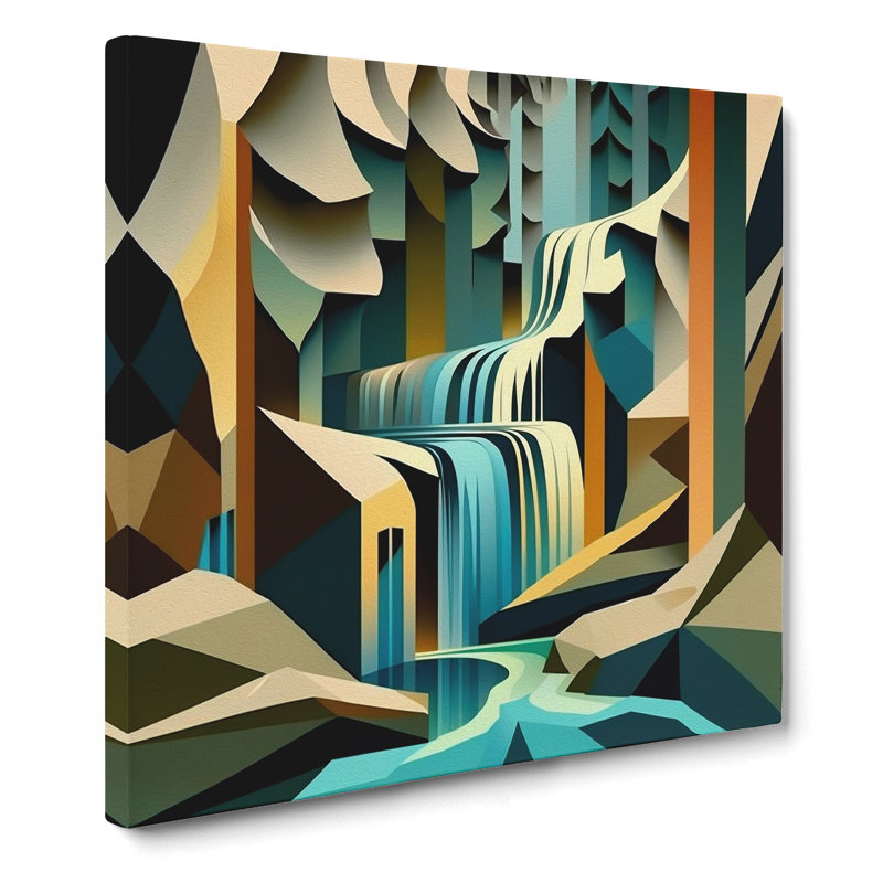 Modern Wall Art - Wrapped Canvas - Framed Print