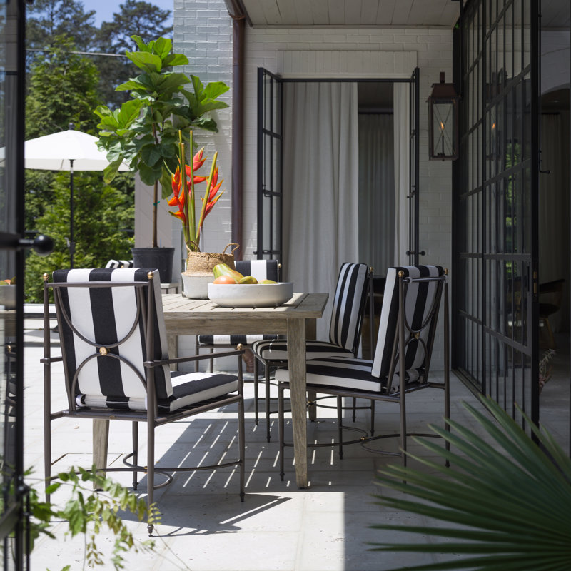 Croquet Teak Outdoor Dining Table