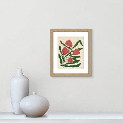 Red Tulips  Print by Camilla Bergqvist