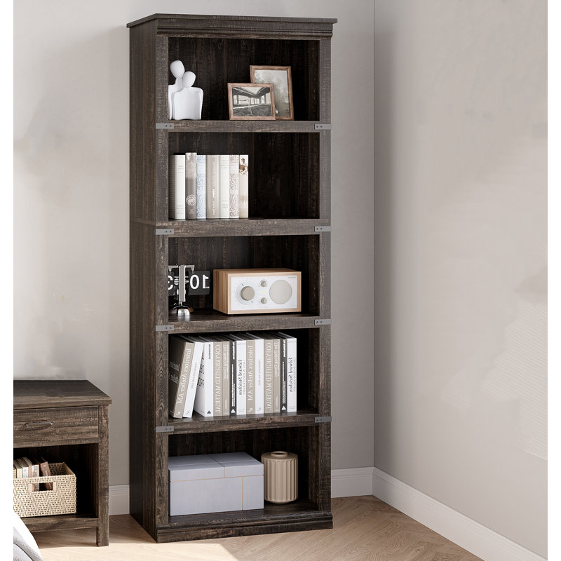 Bookcase, Oak, (5 Shelves) 171.2 cm H × 62.2 cm W × 32.3 cm D