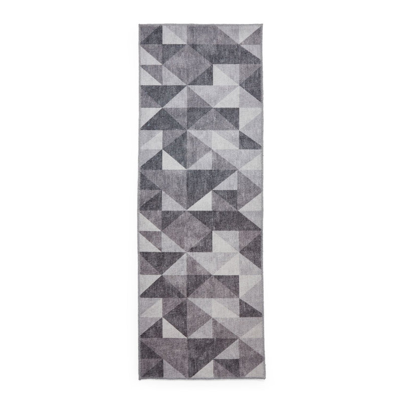 Joziah Grey Rug, Runner 61 x 170cm